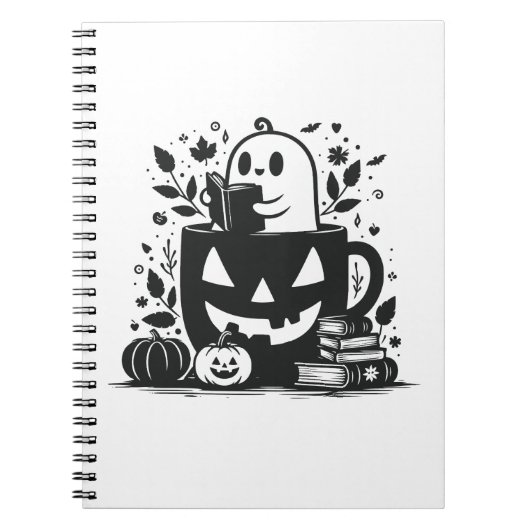 Bookish Halloween Notitieboek (Voorkant)