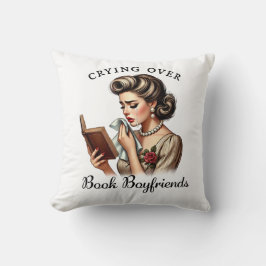 Bookish Huilen Over Boek Vrienden  Kussen