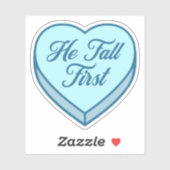 Bookish Snoep hart - Hij Herfsten eerst Sticker (Vel)