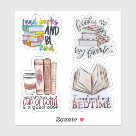 Bookish sticker Pack (Vel)