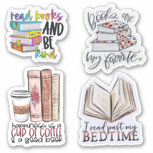 Bookish sticker Pack (Voorkant)