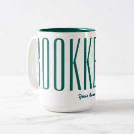 "BOOKKEEPER" TWEEKLEURIGE KOFFIEMOK