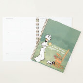 Booklover Woman And Dog Reading Planner (Display)