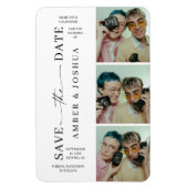 Bookmark Photo Booth Save the Date Magnet (Vertical)