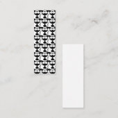 BOOKMARKER BLACK CAT GINGER MINI VISITEKAARTJE (Voorkant / Achterkant)