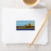 Bookplaat bouwplaatje etiket (Insitu)