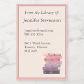 Bookplate Étiquette (Étiquettes simples)