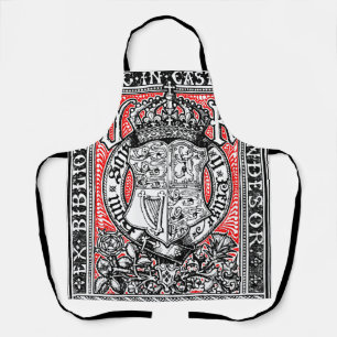 Bookplate Koningin Victoria in Windsor Castle Schort