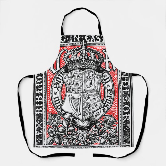 Bookplate Koningin Victoria in Windsor Castle Schort (Voorkant)