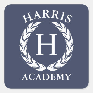 Bookplate livres d'école étiquette personnalisée