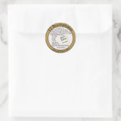 Bookplate sticker voor bestellingen (Tas)