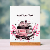 Books Acryl Bord (Neutraal)