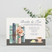 Books and Tea Book Club Invitation (Debout devant)