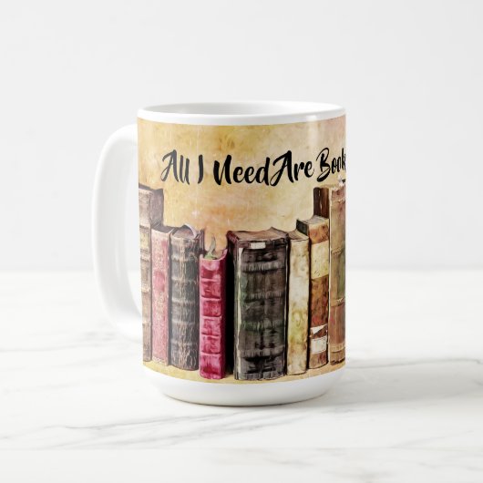 Books and Tea Mug Cup (Devant gauche)