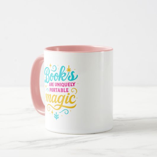 “Books Are Magic” Quote & Sparkles Mok (Voorkant links)