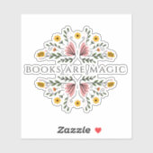 Books are Magic Sticker (Feuille)