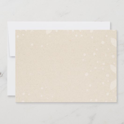 Books brunch douche invitation (Dos)