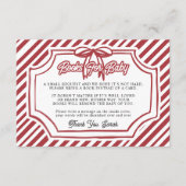 Books for Baby Card Insert Informatiekaartje (Voorkant)