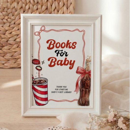 Books for Baby She's Ready to Pop Sign Foto Afdruk