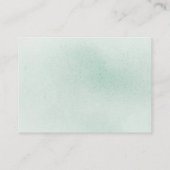 Books for Baby Silver Greenery Request Card Informatiekaartje (Achterkant)