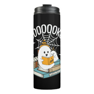 Books Ghost Read Books Halloween Funny Reading Thermosbeker