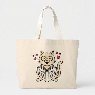 BOOKS LOVER GROTE TOTE BAG
