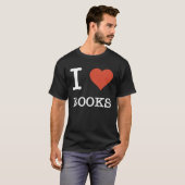 books reading library bookworm book  1 t-shirt (Voorkant volledig)