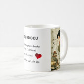 Books "Tsundoku" Mug Koffiemok (Voorkant rechts)