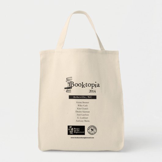 Booktopia 2014 - Sac fourre-tout d'Asheville OR (Devant)