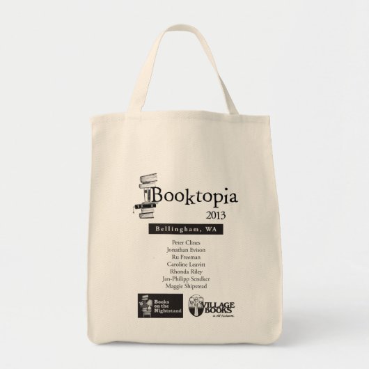 Booktopia 2103 - Bellingham WA Bag Tote Bag (Voorkant)