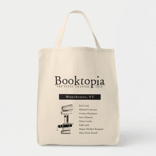 Booktopia 2105 : Le chapitre final - sac de VT (Devant)