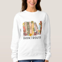 Booktrovert bloemencrewsweater