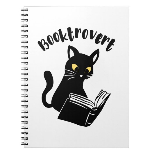 Booktrovert chat avec livre (Devant)