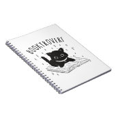 Booktrovert chat avec livre et étoiles (Côté Droit)