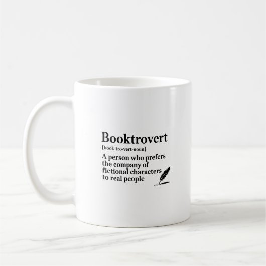 Booktrovert Coffee Mug (Gauche)