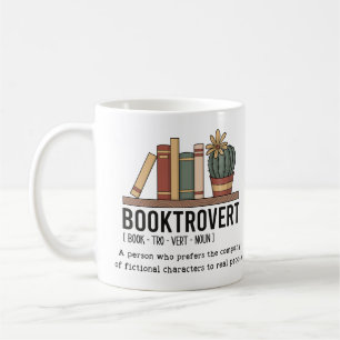 BookTrovert Dictionary Definition Book Koffiemok