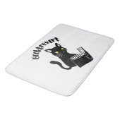 Booktrovert kat met boek badmat (Gekanteld)