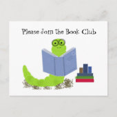 Bookworm - Book Club Invitation (Devant)