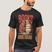 Bookworm Books Reading T-shirt (Voorkant)