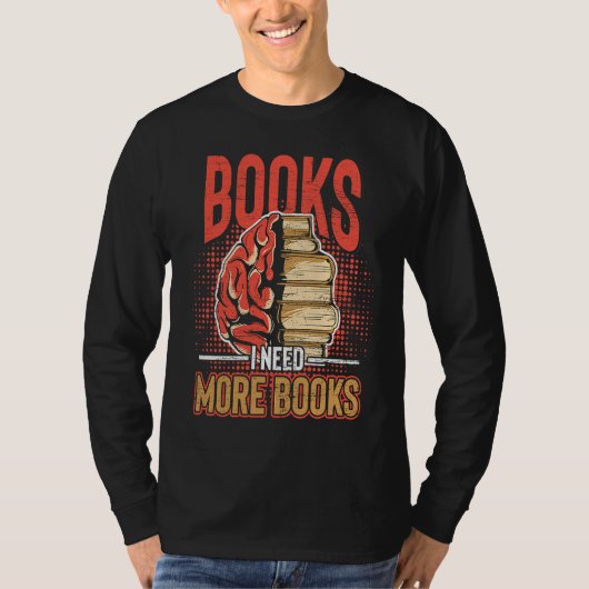 Bookworm Books  Reading T-shirt (Voorkant)