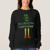 Bookworm Leprechaun Matching Family Group St. Patr Trui (Voorkant)