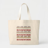Bookworm Library Canvas tas (Voorkant)
