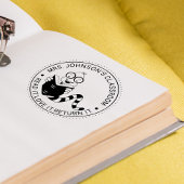 Bookworm Library docenten Classroom Rubberstempel