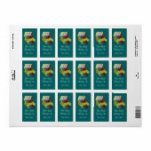 Bookworm Livres Cadeaux Stickers Cadeau (Feuille entière)