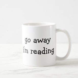 Bookworm Mug - Go Away I'm Reading