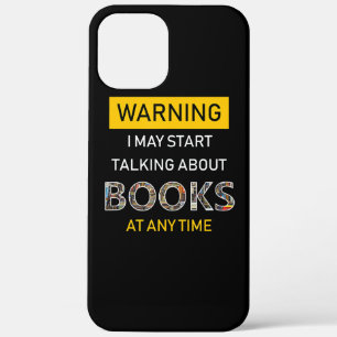 bookworm waarschuwt grappige boekenlezers iPhone 12 pro max hoesje