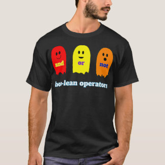Booleaanse operatoren Wiskunde nummers kostuum Hal T-shirt