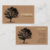 Boom 02 - Kartonnen doos Visitekaartje (Voorkant / Achterkant)