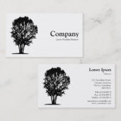 Boom 03 - wit visitekaartje (Voorkant / Achterkant)