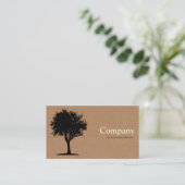 Boom 06 - Kartonnen doos Visitekaartje (Staand voorkant)
